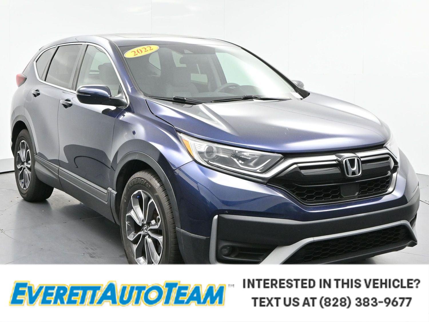 Used 2022 Obsidian Blue Pearl Honda EX image 1