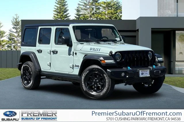 Used 2023 Gray Jeep Willys 4xe image 1