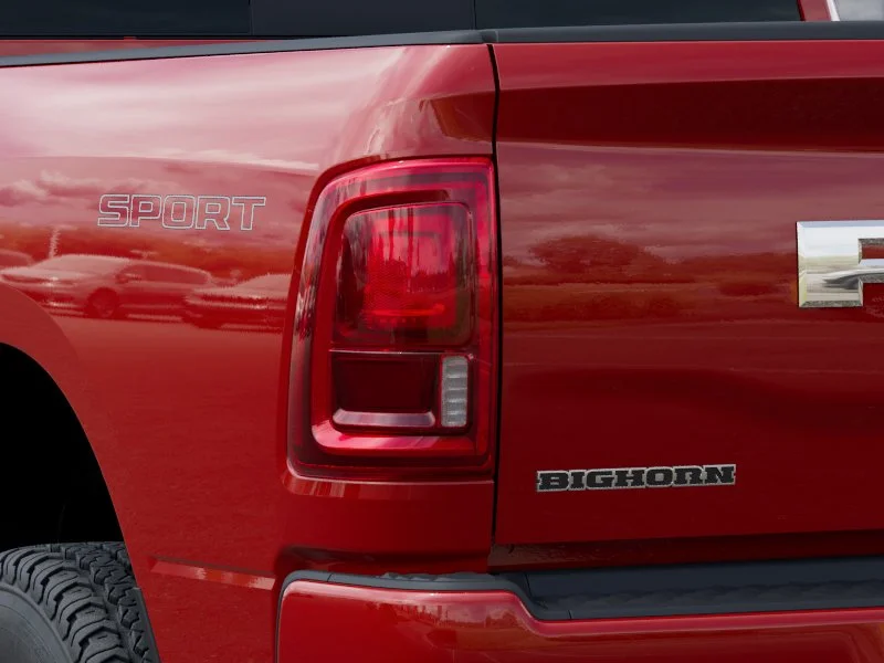 New 2026 Flame Red Clear-Coat Exterior Paint RAM BIG HORN image 5