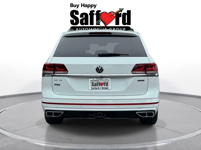 Used 2021 White Volkswagen 3.6L V6 SE w/Technology R-Line image 7