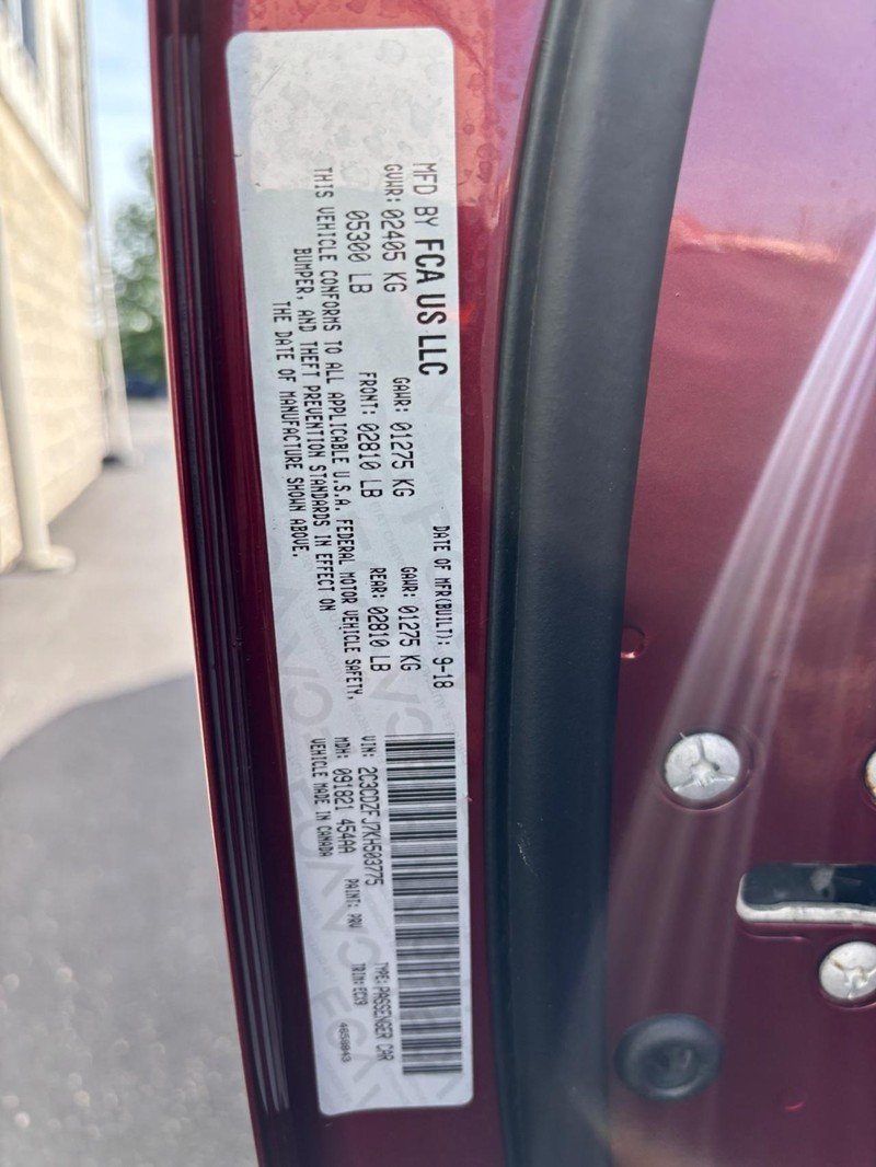 Used 2019 Octane Red Pearlcoat Dodge R/T Scat Pack RWD image 20