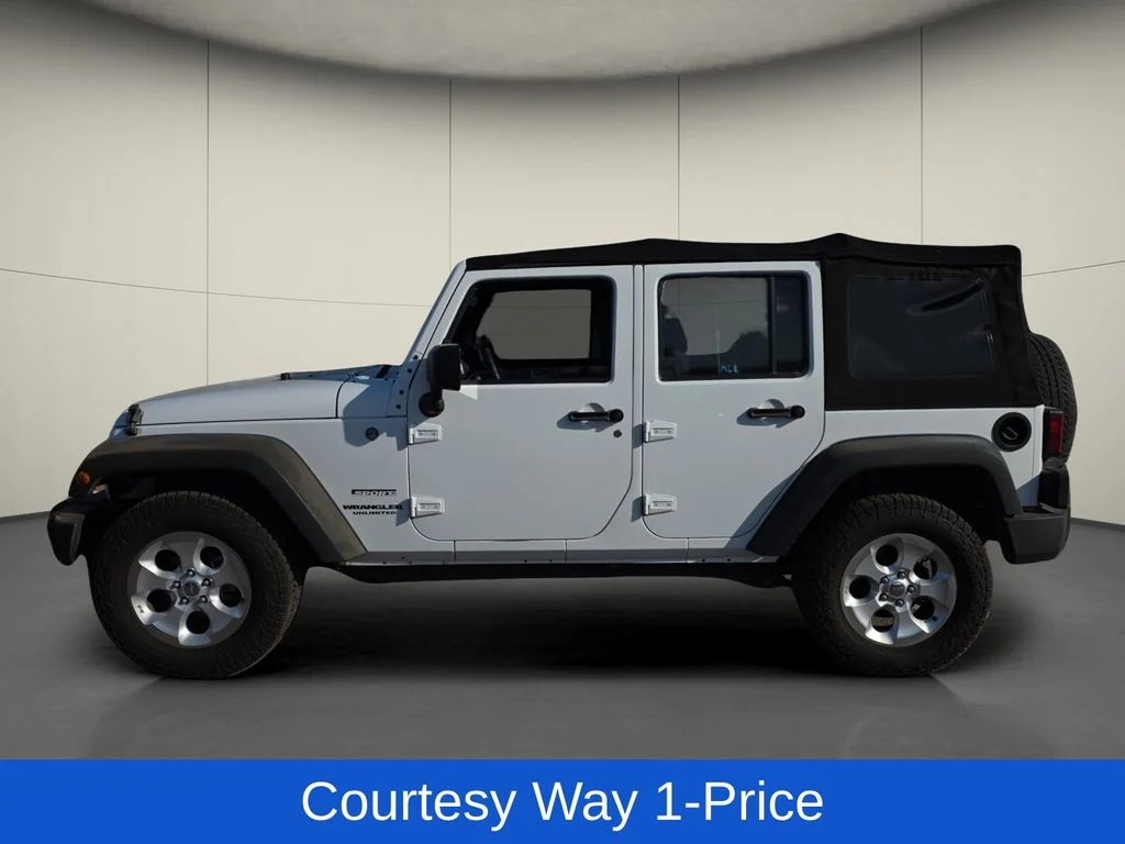 Used 2013 White Jeep Unlimited Sport image 6