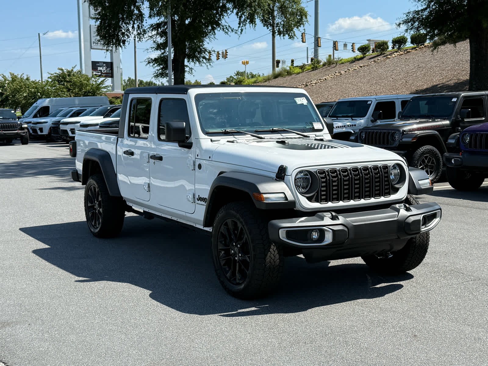 Used 2024 Bright White Clearcoat Jeep Sport image 7