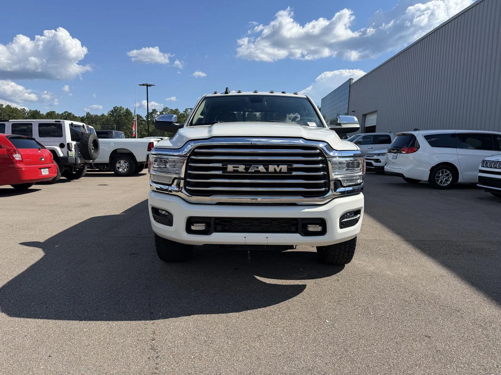 Used 2022 Pearl White Ram Longhorn image 2