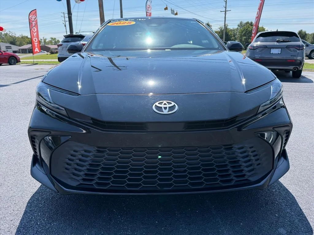 Certified Used 2025 Midnight Black Metallic Toyota SE image 3