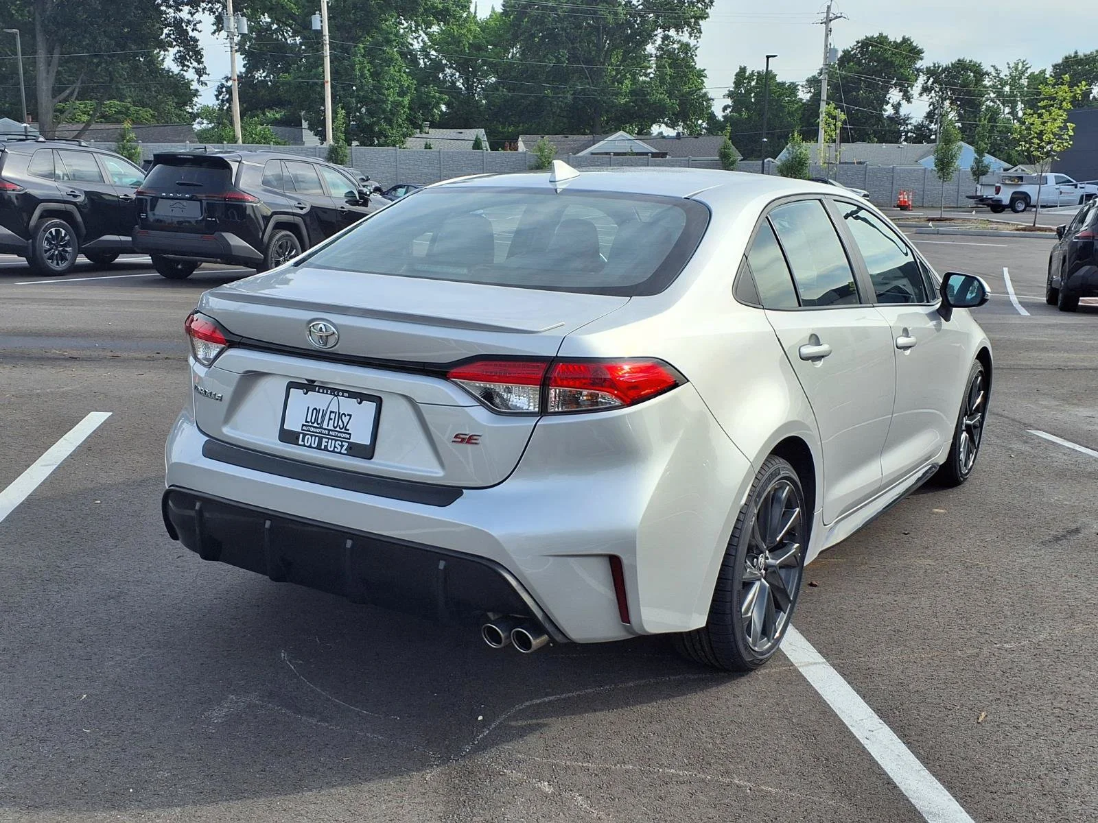 Certified Used 2024 Classic Silver Metallic Toyota SE image 4