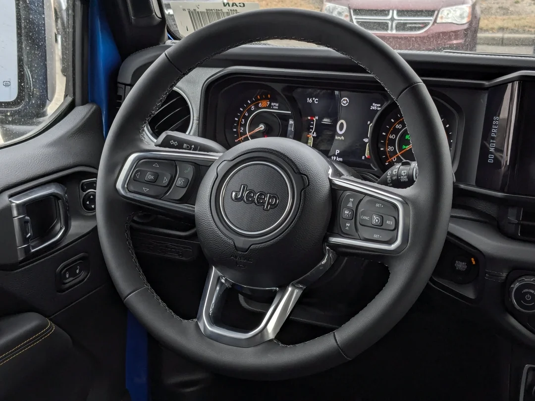 New 2025 Blue Jeep Sahara - - 4x4 - Adaptive Cruise - 12.3inch display - Blind Spot Mon & More! image 14