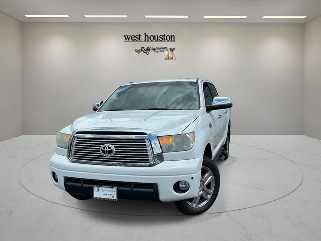 Pre-Owned 2013 Toyota Tundra 4WD Truck CrewMax 5.7L FFV V8 6-Spd AT LTD (Natl)