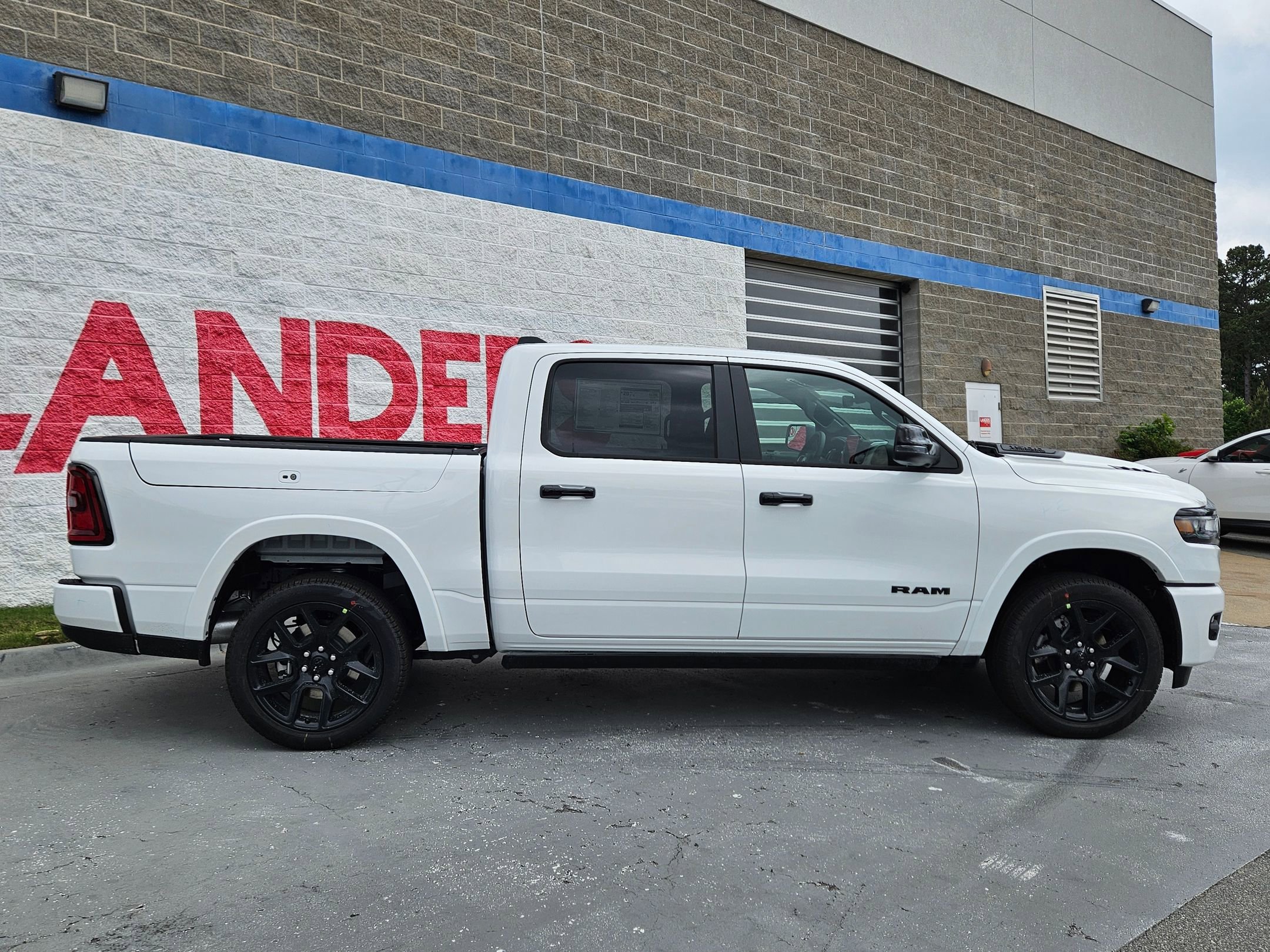 New 2026 Bright White Clear-Coat Exterior Paint RAM Laramie image 8