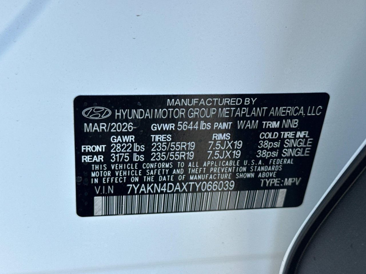 New 2026 White Hyundai SEL image 28