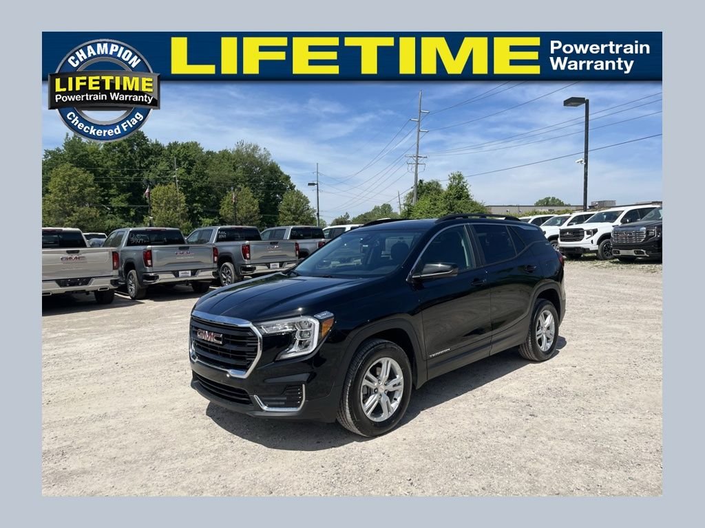 Used 2024 Ebony Twilight Metallic GMC SLE image 1