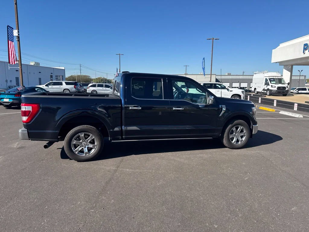 Certified Used 2021 Blue Ford Lariat image 11