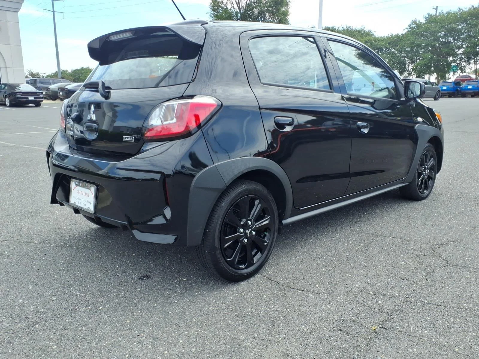 Used 2024 Jet Black Metallic Mitsubishi Black Edition image 2