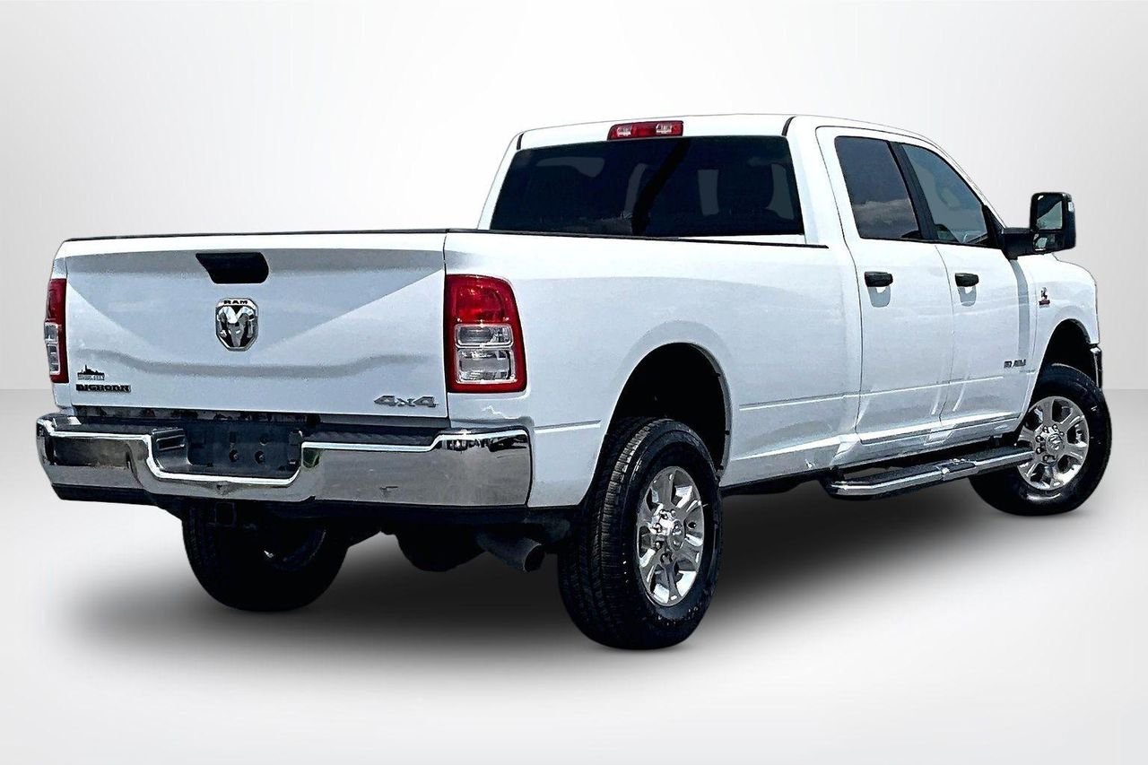 Used 2024 Bright White Clearcoat RAM Big Horn Crew Cab 4x4 8 Box image 6