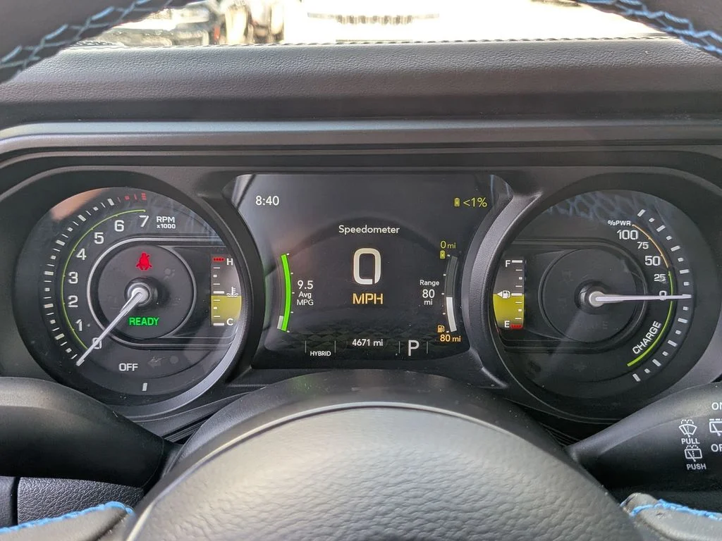 Used 2025 Gray Jeep Rubicon 4xe image 17