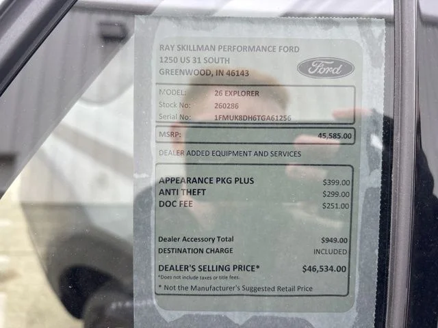 New 2026 Carbonized Gray Metallic Ford Active image 2