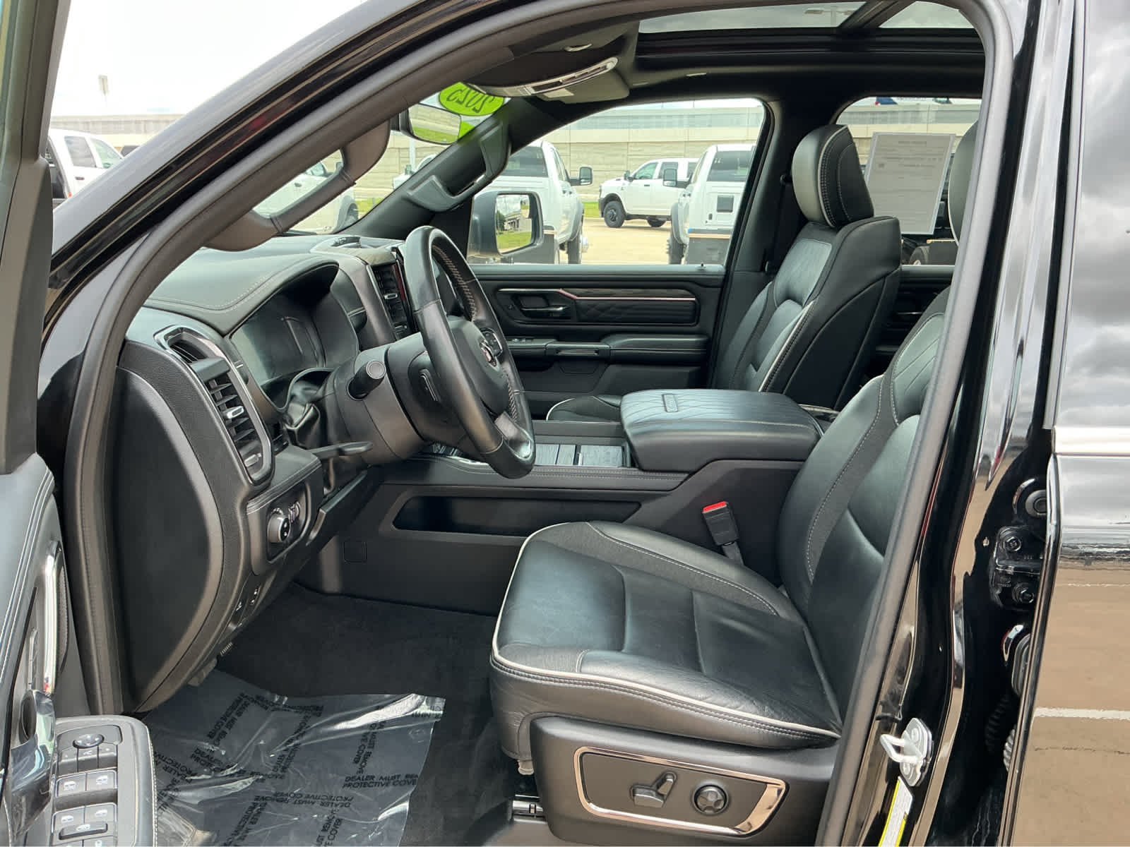 Used 2025 Diamond Black Crystal Pearlcoat Ram Limited image 16