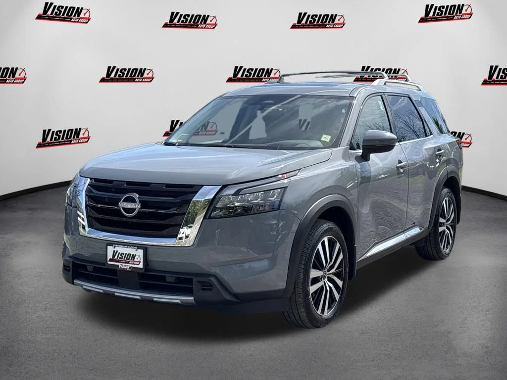 Certified Used 2025 Gray Nissan Platinum image 1