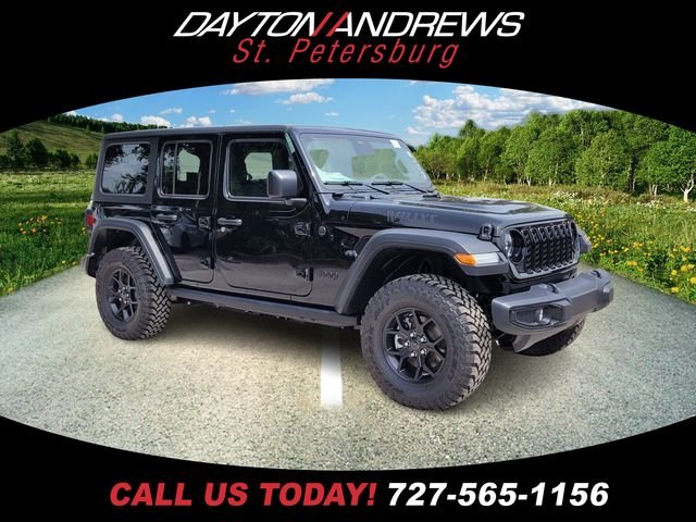 New 2025 Black Clearcoat Jeep Willys image 1
