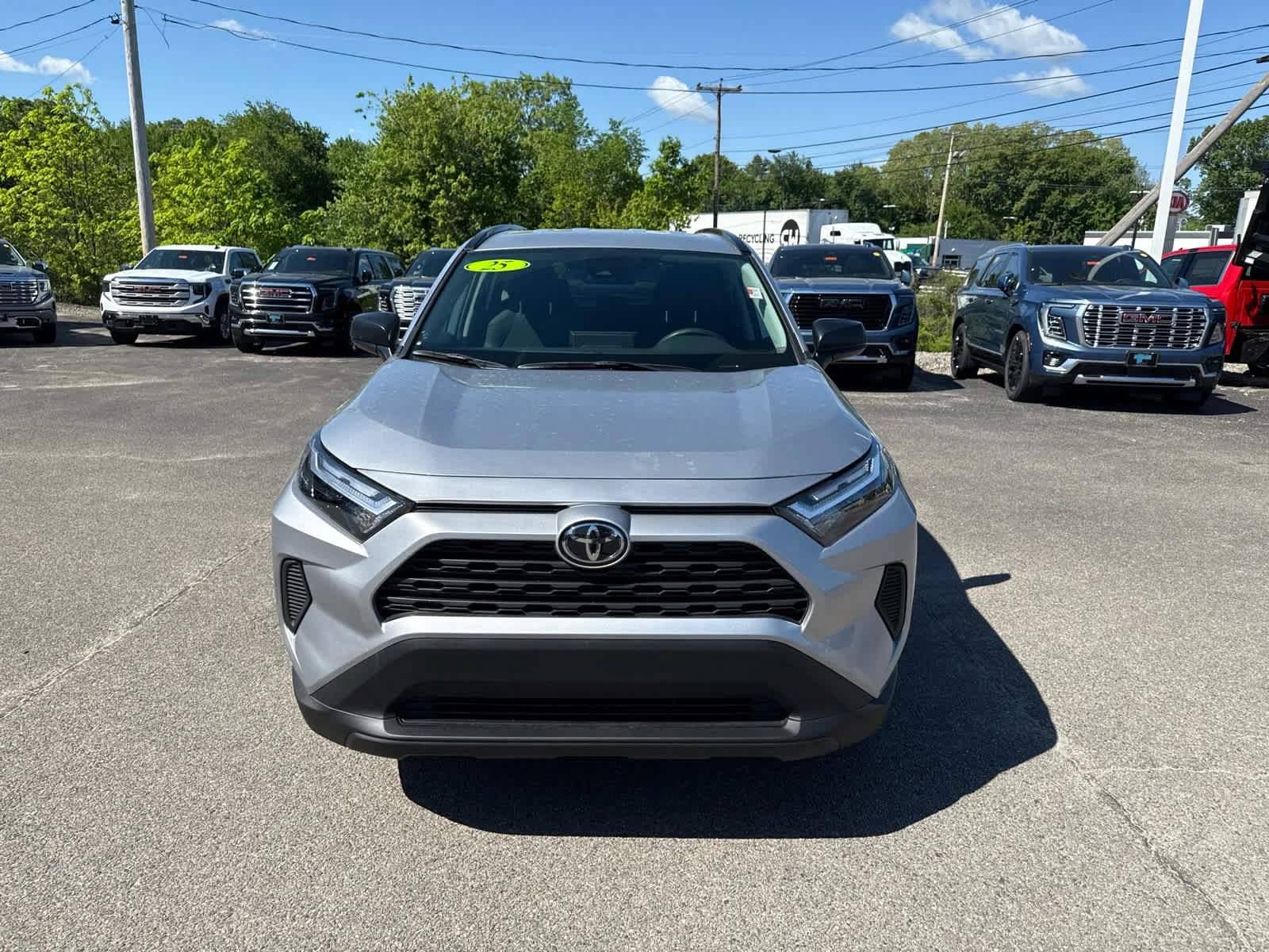 Used 2025 Silver Sky Metallic Toyota Hybrid LE image 8