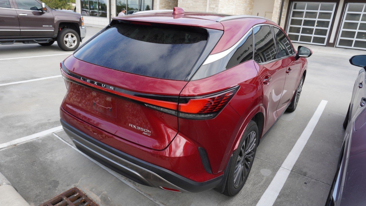 Certified Used 2025 Red Lexus RX 350h Luxury image 6