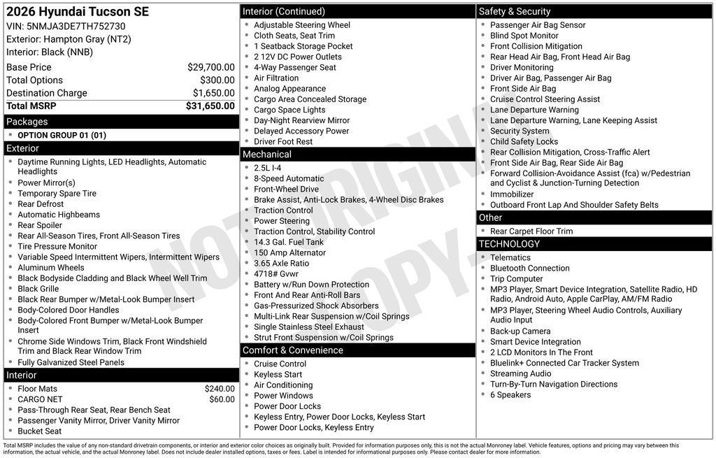 Certified Used 2026 Gray Hyundai SE image 30