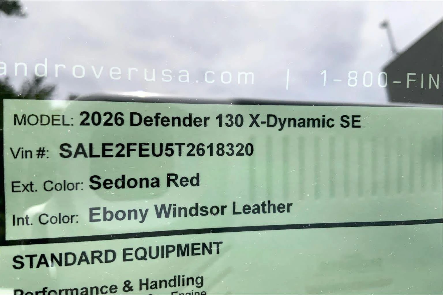 New 2026 Sedona Red Land Rover X-Dynamic SE image 6