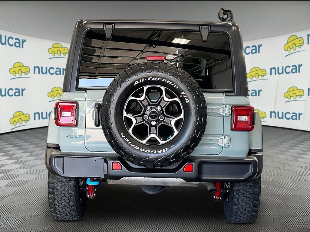 Used 2023 Gray Jeep Rubicon 4xe image 5