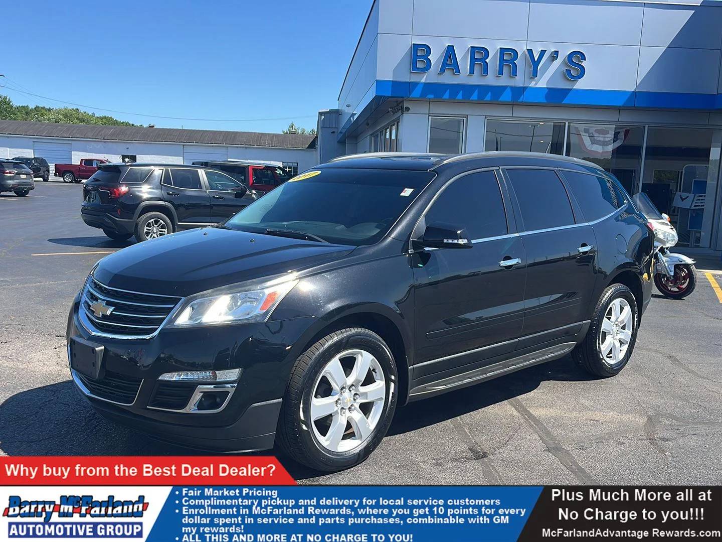Used 2017 MOSAIC BLACK METALLIC Chevrolet LT image 1