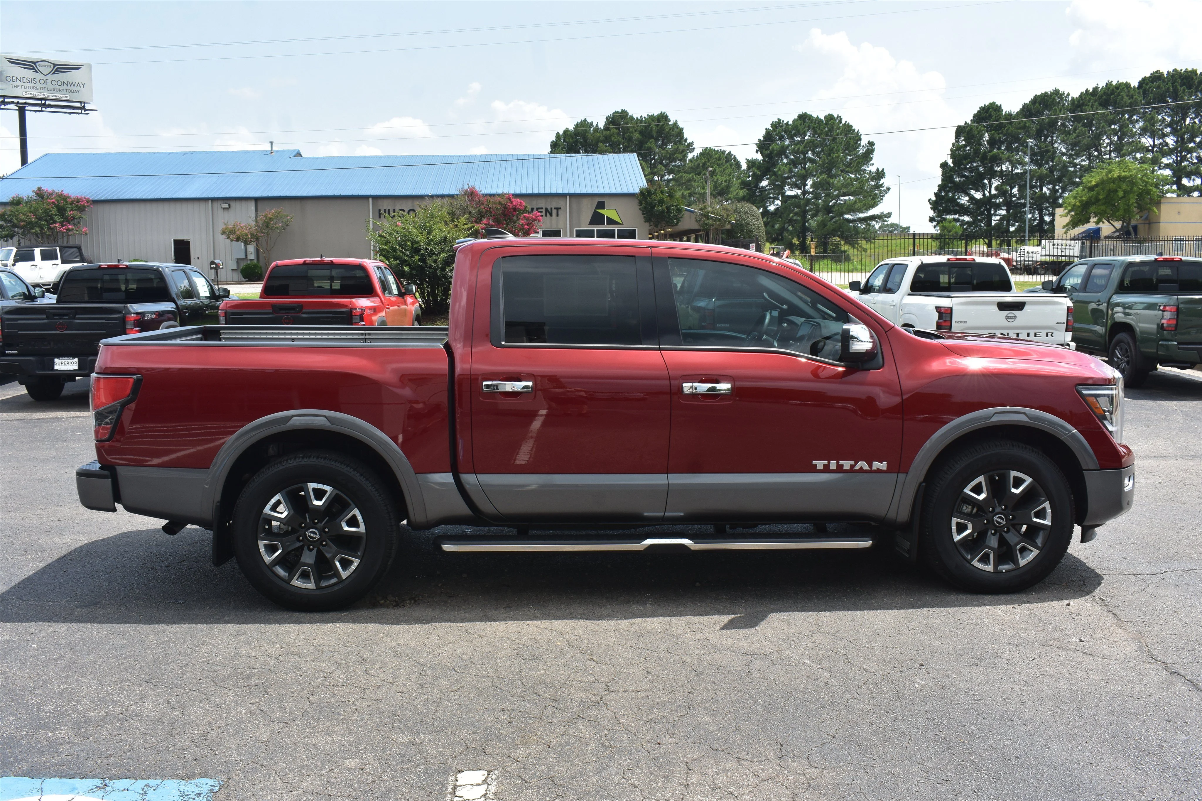 Used 2024 Cardinal Red Metallic Nissan Platinum Reserve image 4