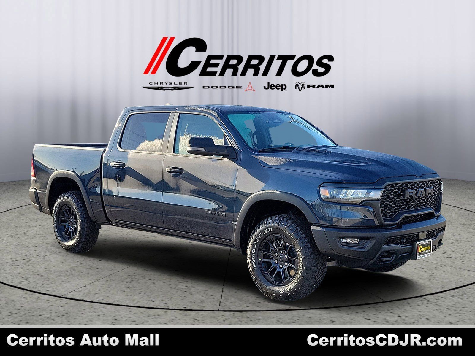 New 2026 Forged Blue Metallic Exterior Paint RAM Rebel image 1