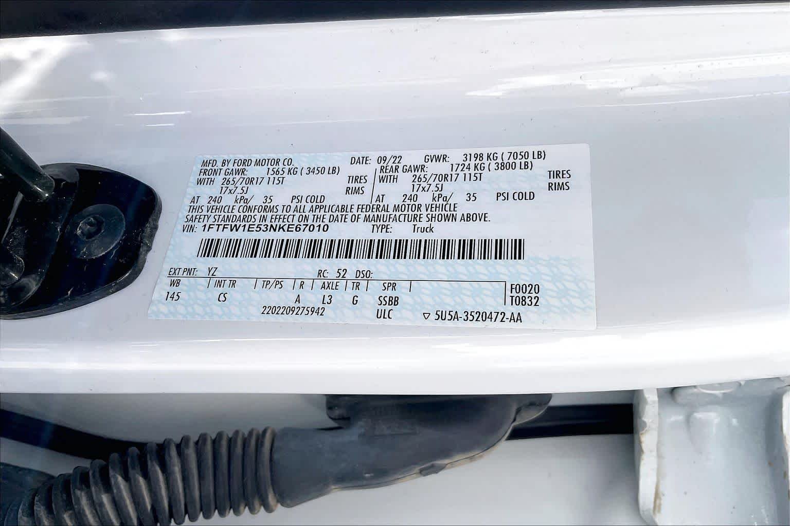 Used 2022 Oxford White Ford XL image 84