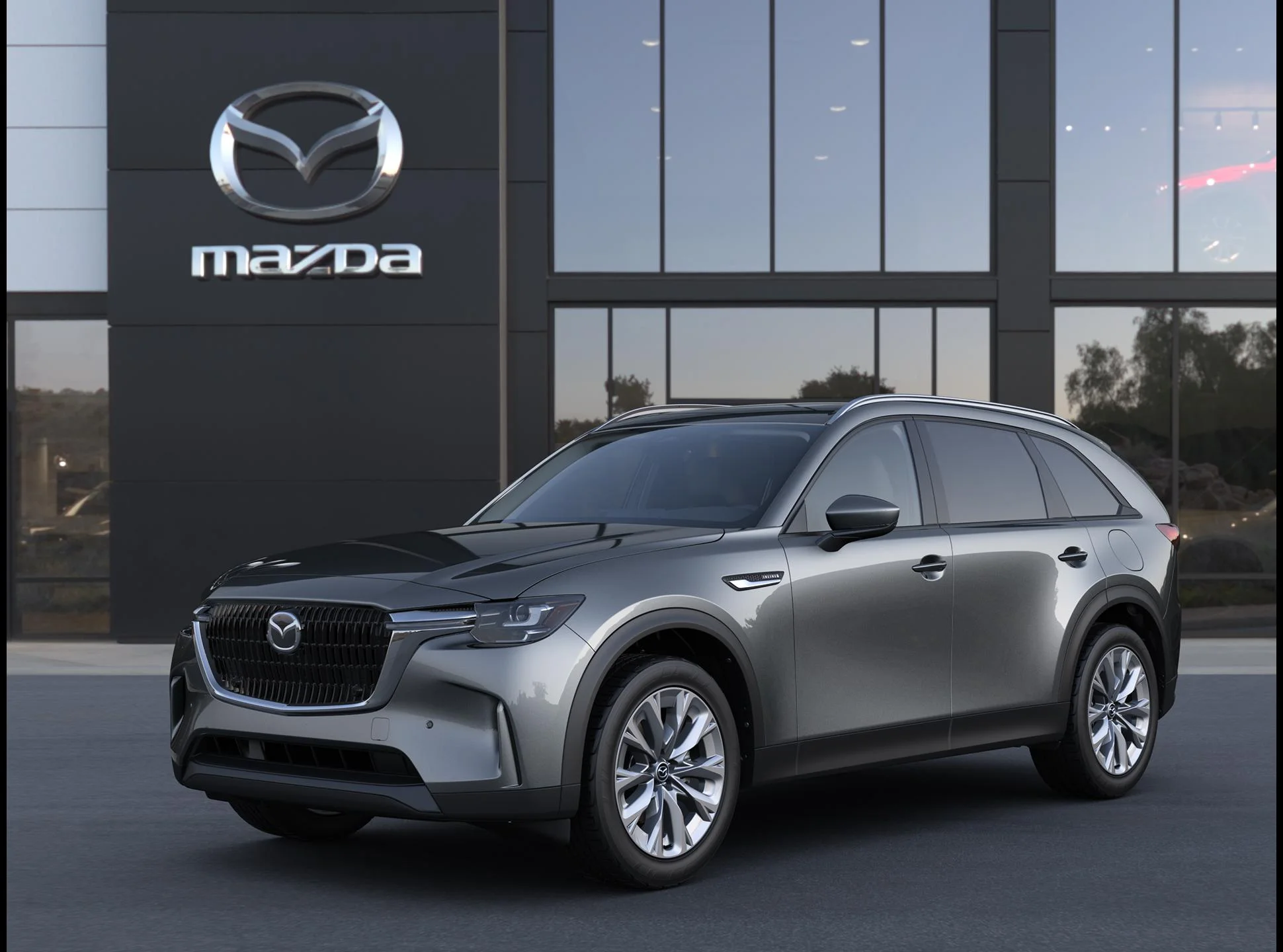 New 2026 Machine Gray Metallic Mazda Preferred image 1
