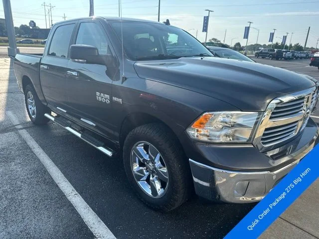 Used 2018 Granite Crystal Clearcoat Metallic Ram Big Horn image 3