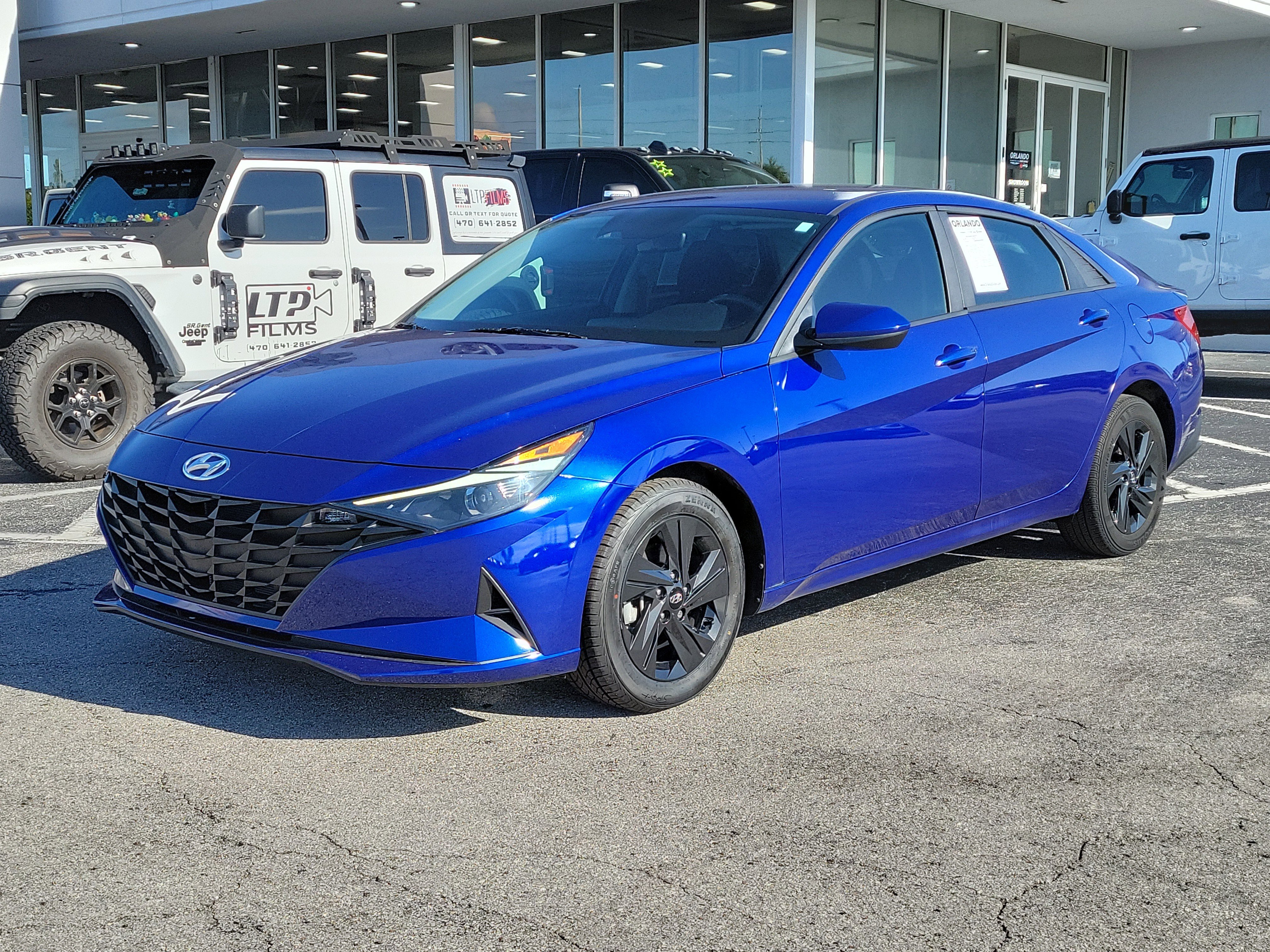 Used 2023 Intense Blue Hyundai SEL image 3