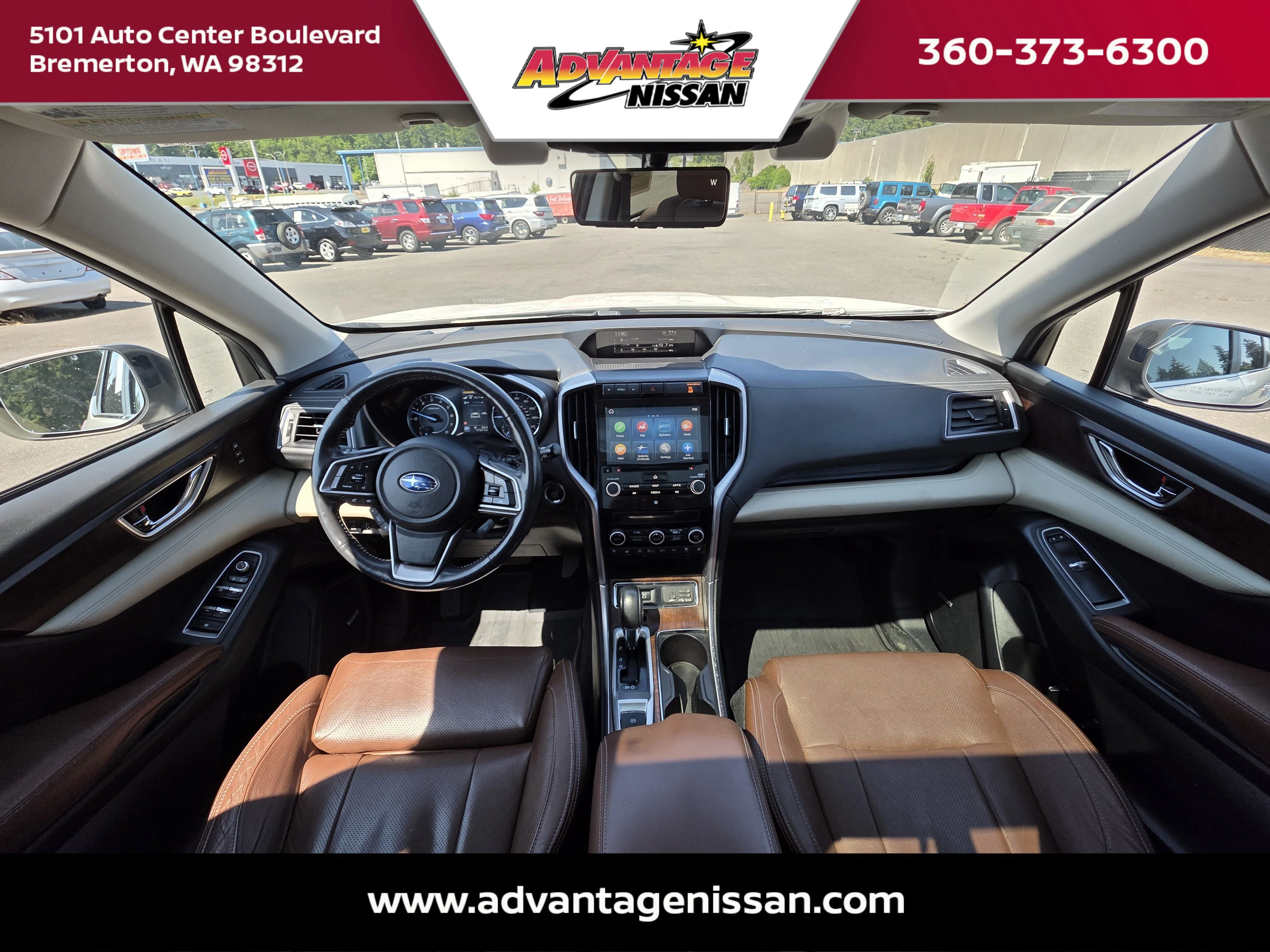 Used 2019 Crystal White Pearl Subaru Touring image 23