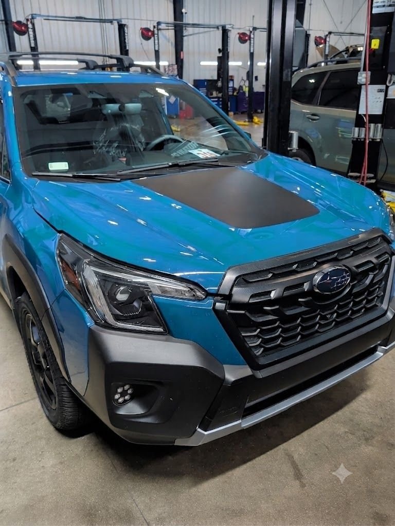 Used 2024 Geyser Blue Subaru Wilderness image 1