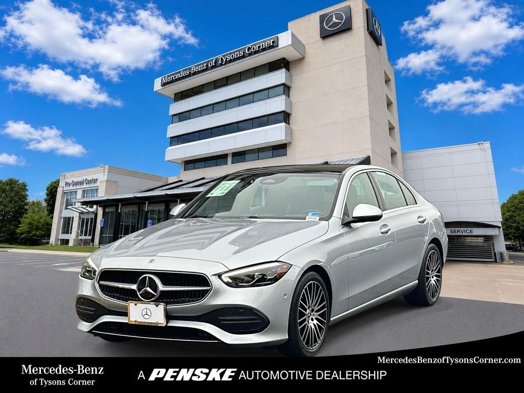 Certified Used 2024 Cirrus Silver Metallic Mercedes-Benz C 300 image 1