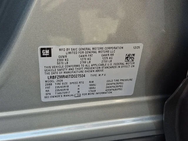 New 2026 Moonstone Gray Metallic Buick Preferred image 19