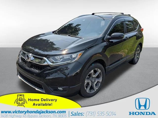 Used 2017 Crystal Black Pearl Honda EX-L image 1