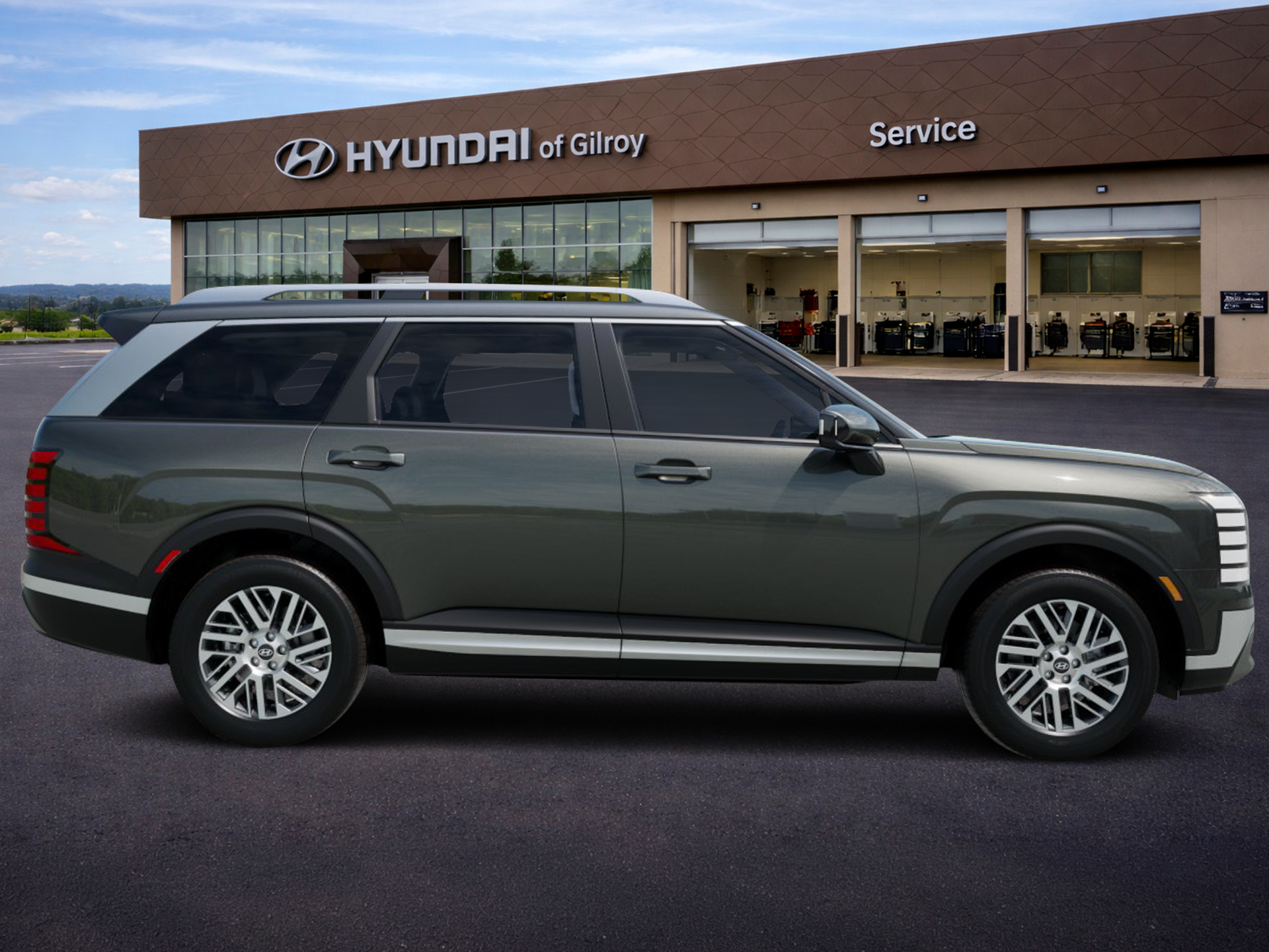 New 2026 Green Hyundai SEL AWD image 6