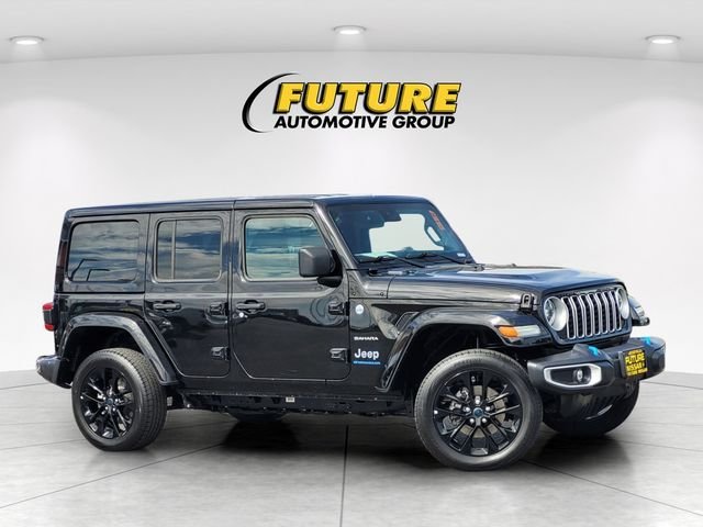 Used 2024 Black Jeep Sahara 4xe image 1