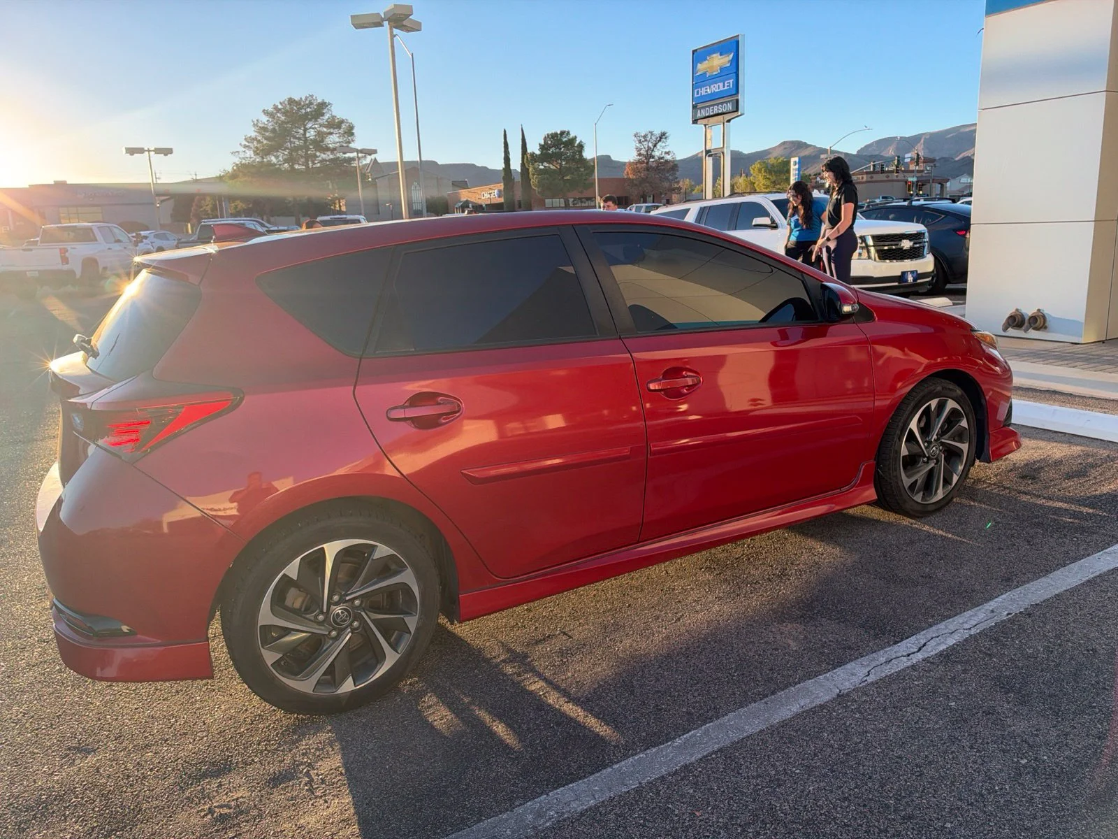 Used 2017 Red Toyota Hatchback image 3