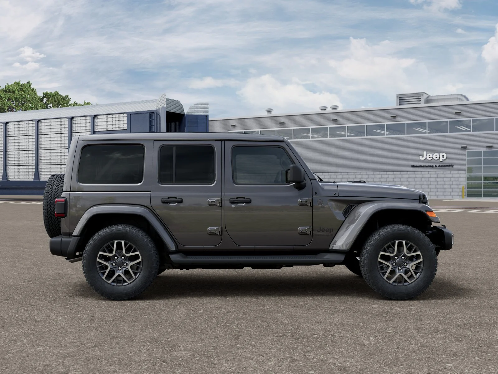 New 2026 Granite Crystal Metallic Clear-Coat Exterior Paint Jeep Sahara image 21