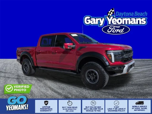 Certified Used 2025 Red Metallic Ford Raptor image 1