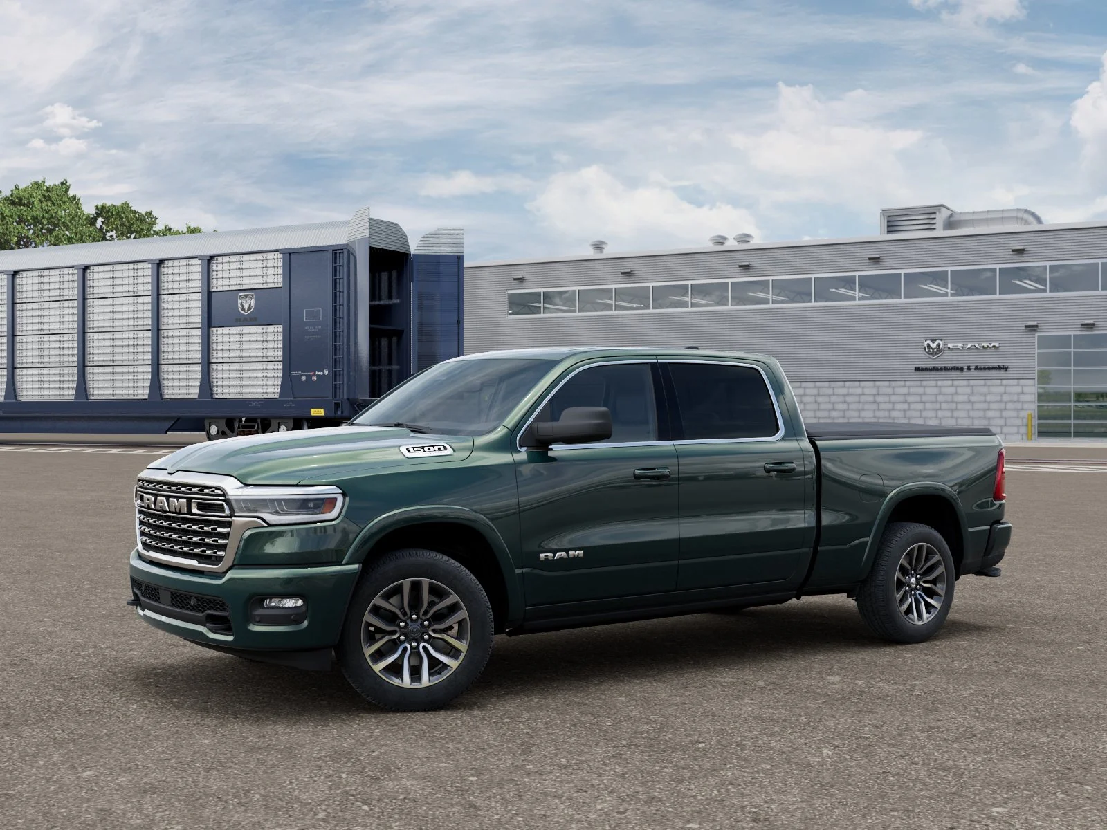 New 2027 Serrano-Green Metallic Exterior Paint RAM Limited image 2