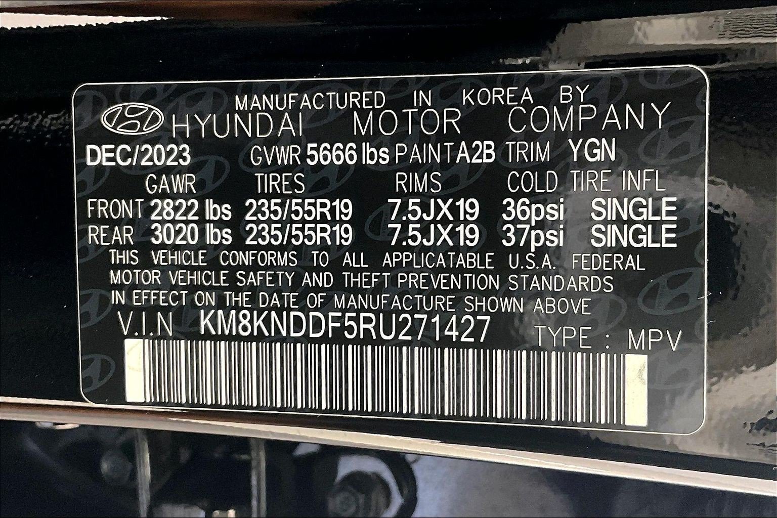 Used 2024 Abyss Black Hyundai SEL image 34