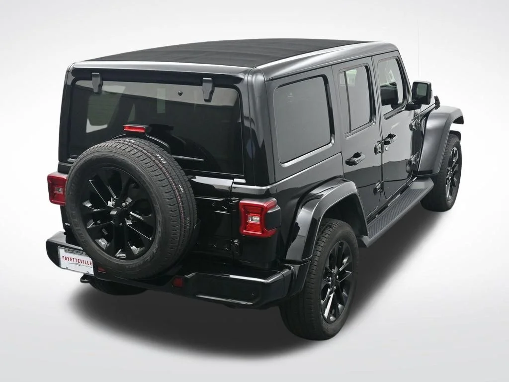 Used 2021 Black Jeep Unlimited Sahara High Altitude image 26