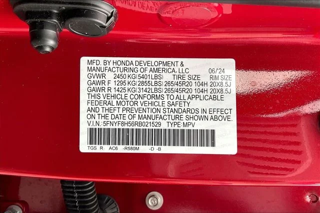 Used 2024 Red Honda EX-L image 21