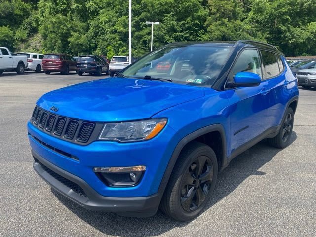 Certified Used 2021 Blue Jeep Latitude image 5
